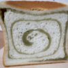 銀座に志かわの月初め食パンクラウンメロンの断面はきれいに渦巻き状になっている